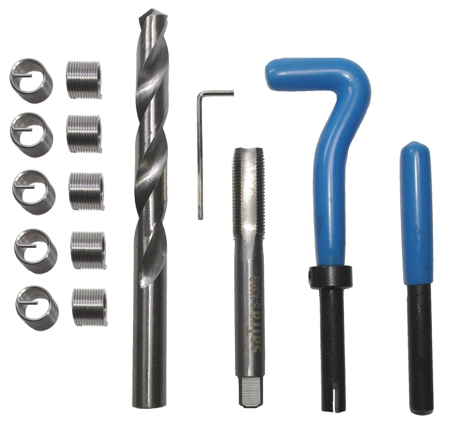 SATRA S-X38G Satz Gewindereparatur M12 x 1.25 Gewinde Set 15 tlg. inkl. Bohrer