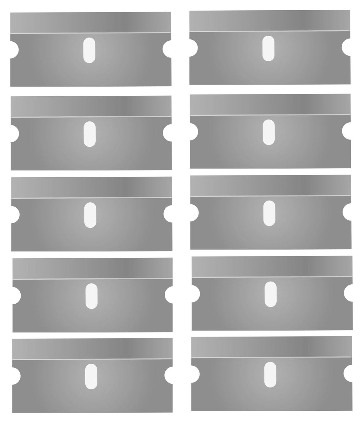 KREATOR KRT000404 Packung 8 x Ersatzklingen für Schaber KRT00603