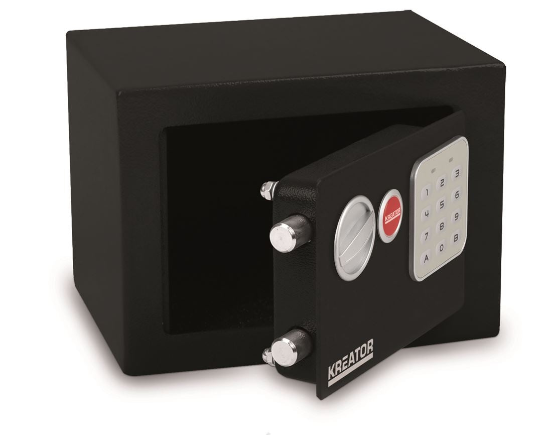 KREATOR KRT692007 Minitresor Safe Tresor mit elektronischem Code Zahlenschloß