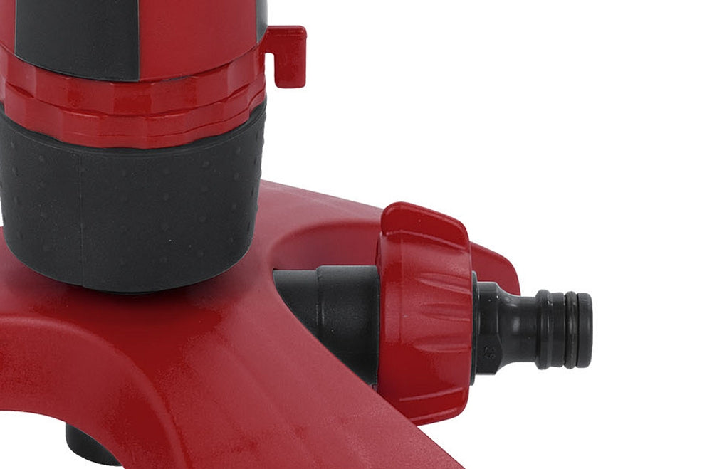 KREATOR KRTGR6531 rotierender Kreisregner 360° Radius Sprühregner Rasensprenger