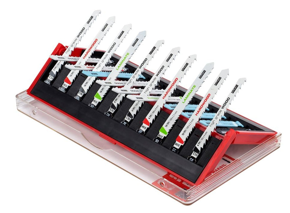 KREATOR KRT041100 Satz Sägeblatter für Stichsägen für Holz Metall Aluminium