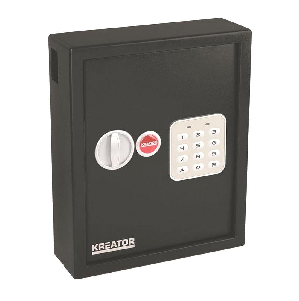 KREATOR KRT692048 Schlüsselkasten Safe Tresor mit elektronischem Schloss max. 48 Schlüssel
