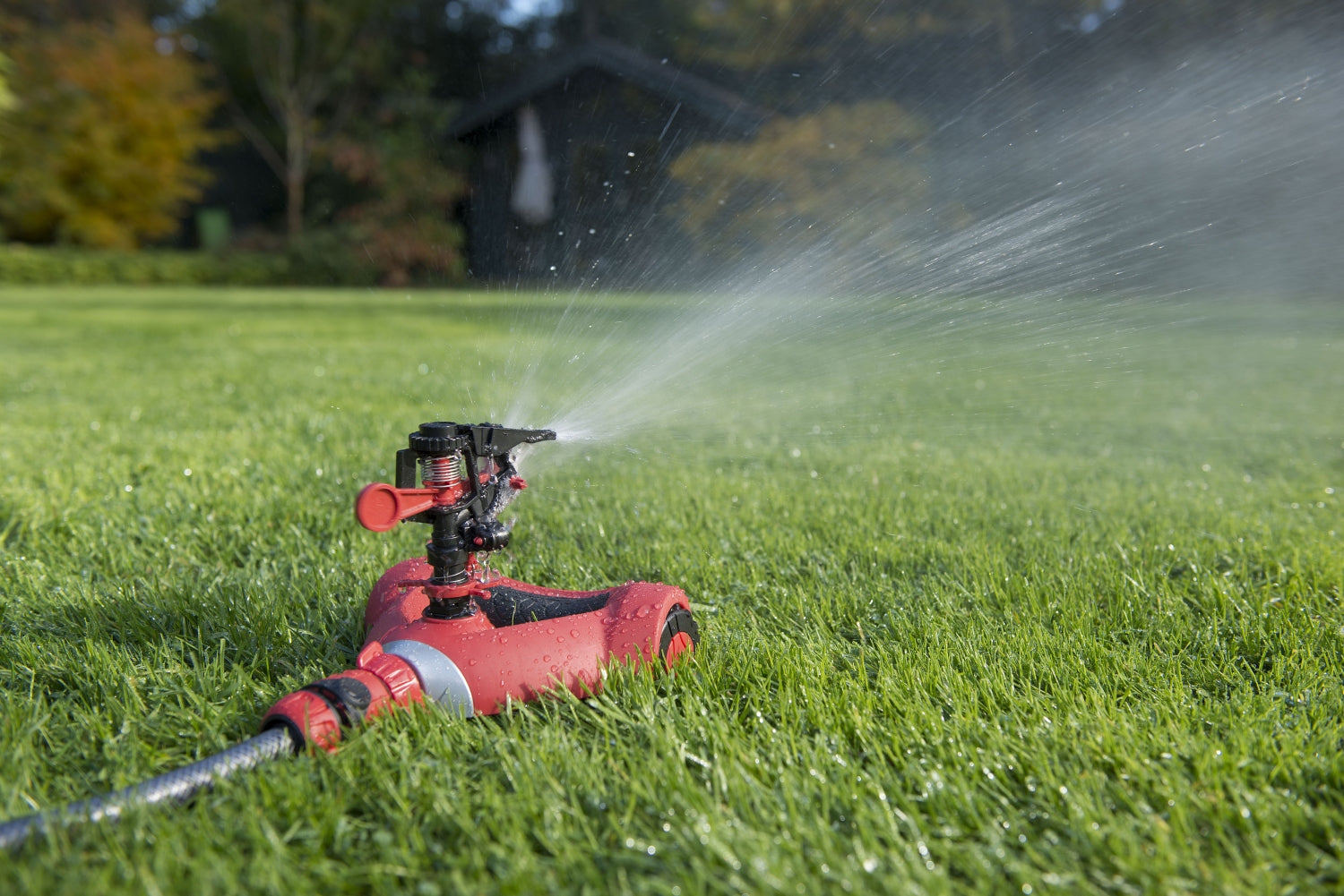 KRTGR6503 Kreisregner 360° Radius 11m Rasensprenger Impuls Rasenregner Sprühregner