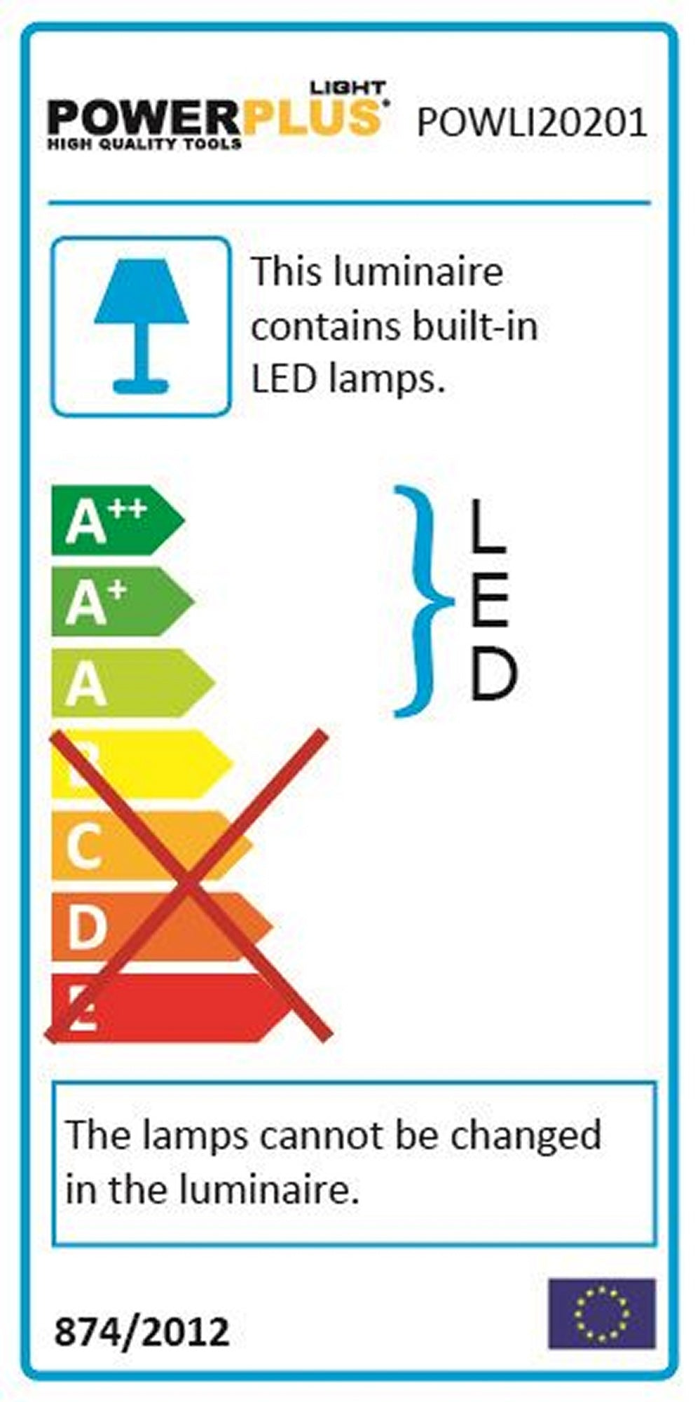 POWLI20201 LED Lampe Strahler 20 Watt 1500 Lumen mit Bewegungsmelder