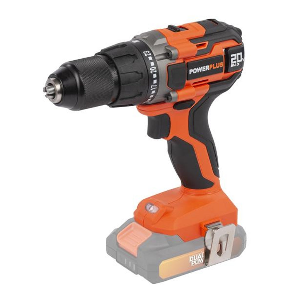 VARO POWDP15100 Powerplus Akkuschrauber 20V ohne Akku & Ladegerät Dualpower