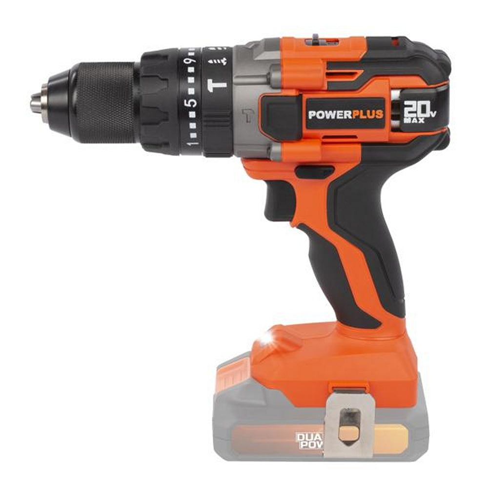 VARO POWDP15200 Powerplus Akku Schlagschrauber 20V ohne Akku & Ladegerät Dualpower