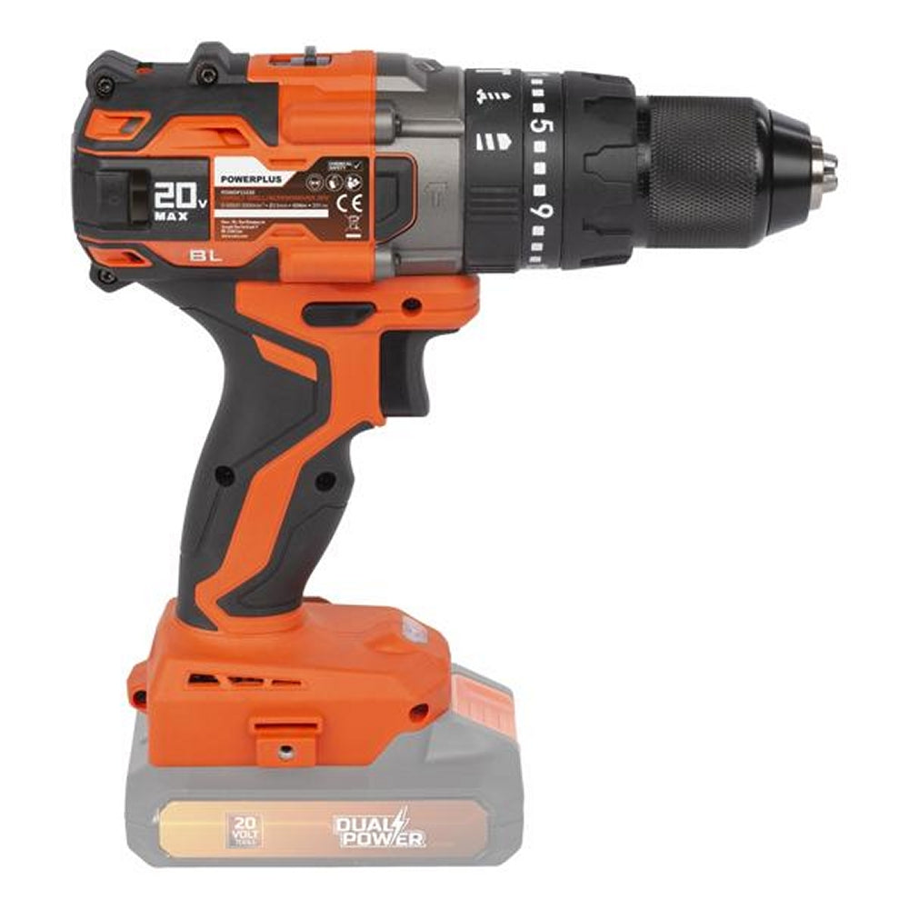 VARO POWDP15220 Powerplus Akku Schlagschrauber 20V bürstenlos ohne Akku & Ladegerät