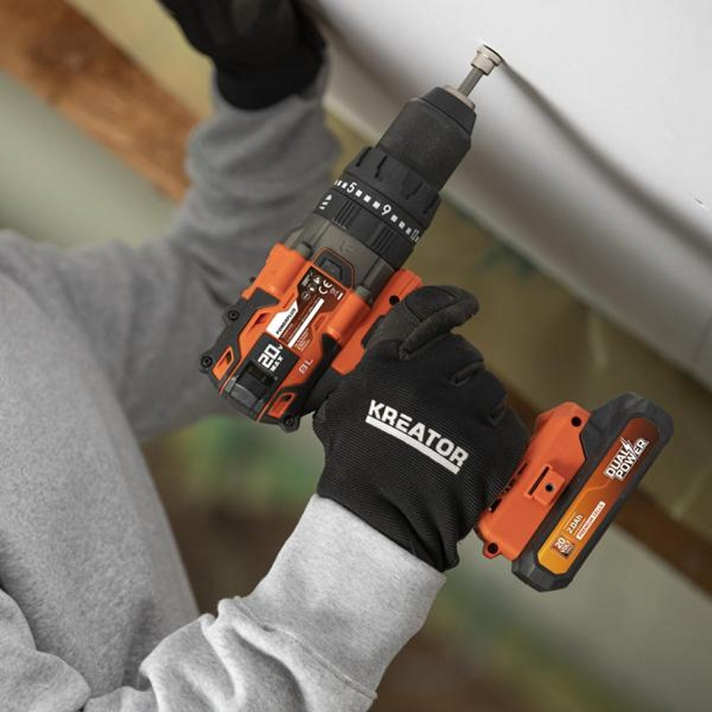 VARO POWDP15220 Powerplus Akku Schlagschrauber 20V bürstenlos ohne Akku & Ladegerät