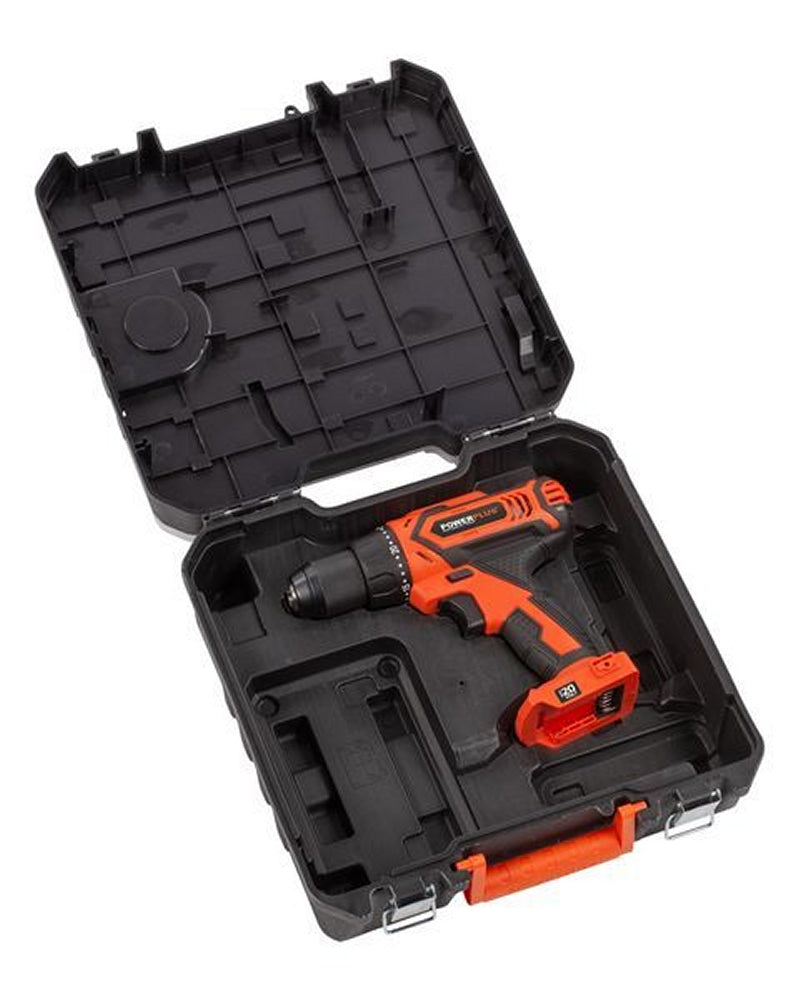 VARO POWDP15300 Powerplus Set Bohrschrauber 20V mit Akku 20V 2.0Ah und Ladegerät