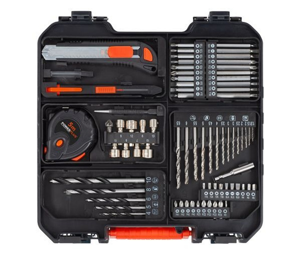 VARO POWDP15300 Powerplus Set Bohrschrauber 20V mit Akku 20V 2.0Ah und Ladegerät