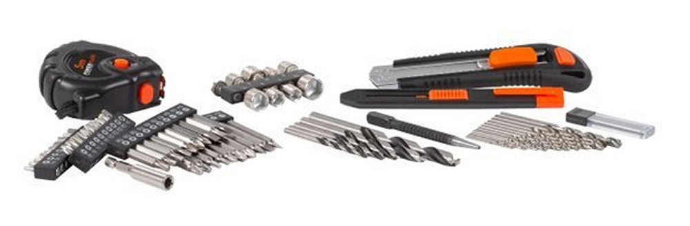 VARO POWDP15300 Powerplus Set Bohrschrauber 20V mit Akku 20V 2.0Ah und Ladegerät