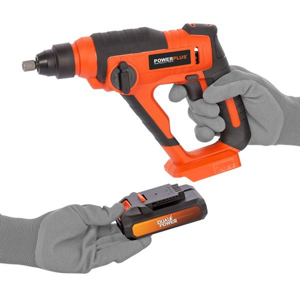 VARO POWDP15600 Bohrhammer 20V ohne Akku und Ladegerät Dualpower