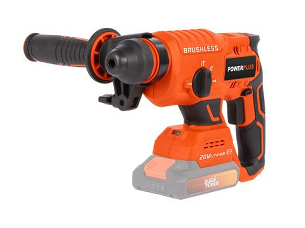 VARO POWDP15630 Set Bohrhammer bürstenlos 20V Meißel Bohrspitzen ohne Akku und Ladegerät