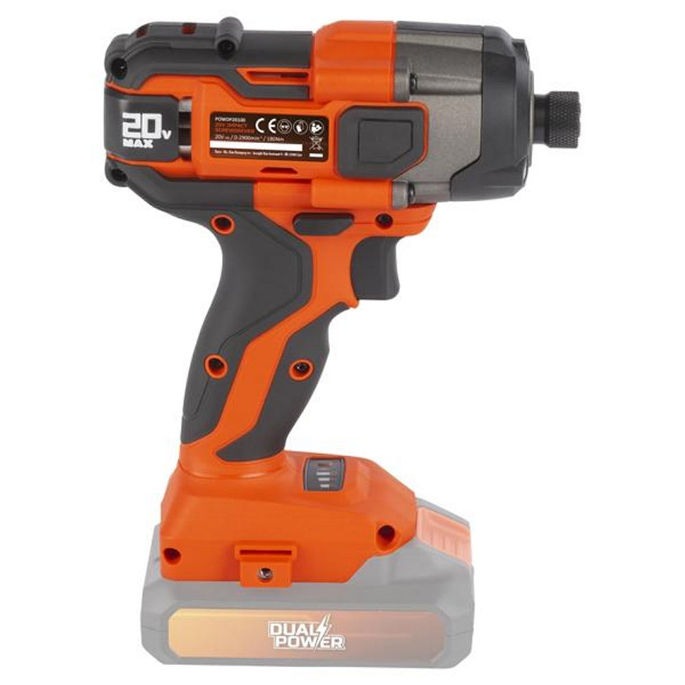 VARO POWDP20100 Powerplus Akku Schlagschrauber 20V 180Nm ohne Akku und Ladegerät