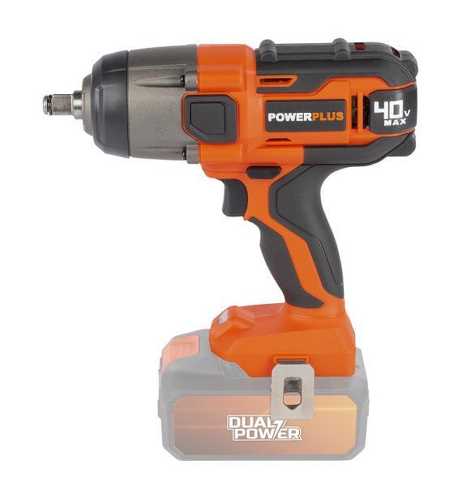 VARO POWDP20400 Powerplus Schlagschrauber 40V 350Nm ohne Akku und Ladegerät Dualpower