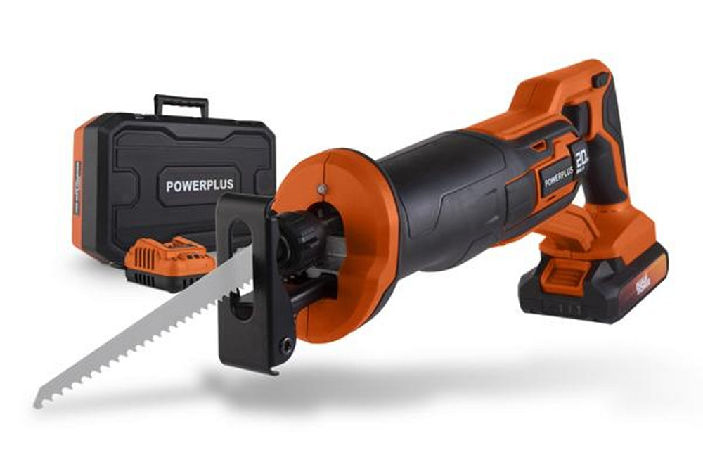 VARO POWDP25111 Set Powerplus Akku Säbelsäge 20V mit Akku und Ladegerät Dualpower