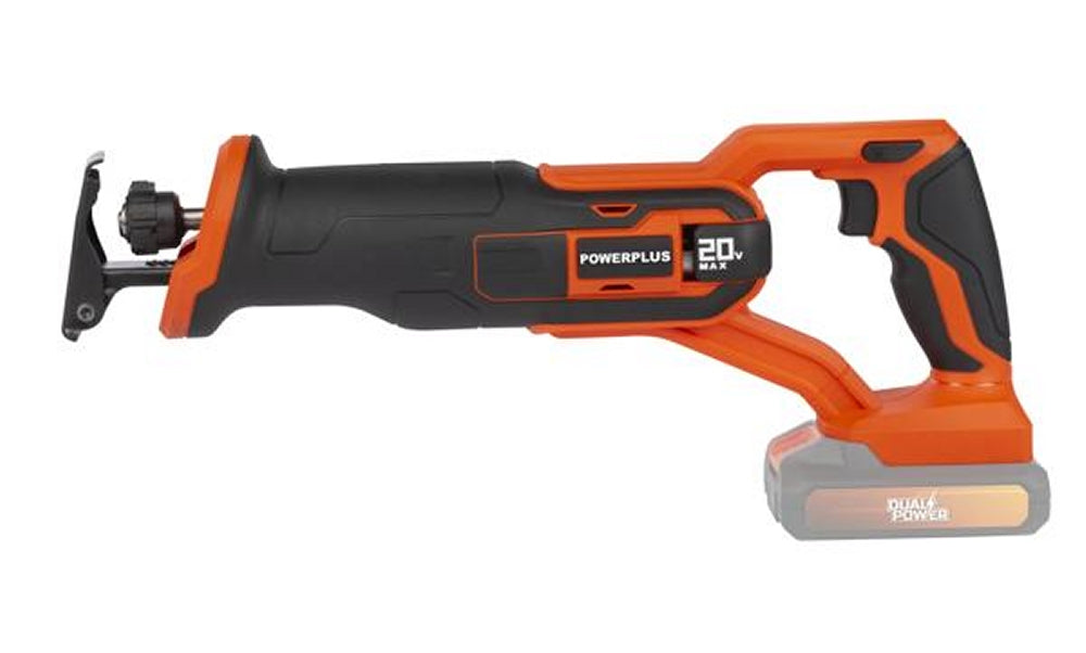 VARO POWDP25111 Set Powerplus Akku Säbelsäge 20V mit Akku und Ladegerät Dualpower