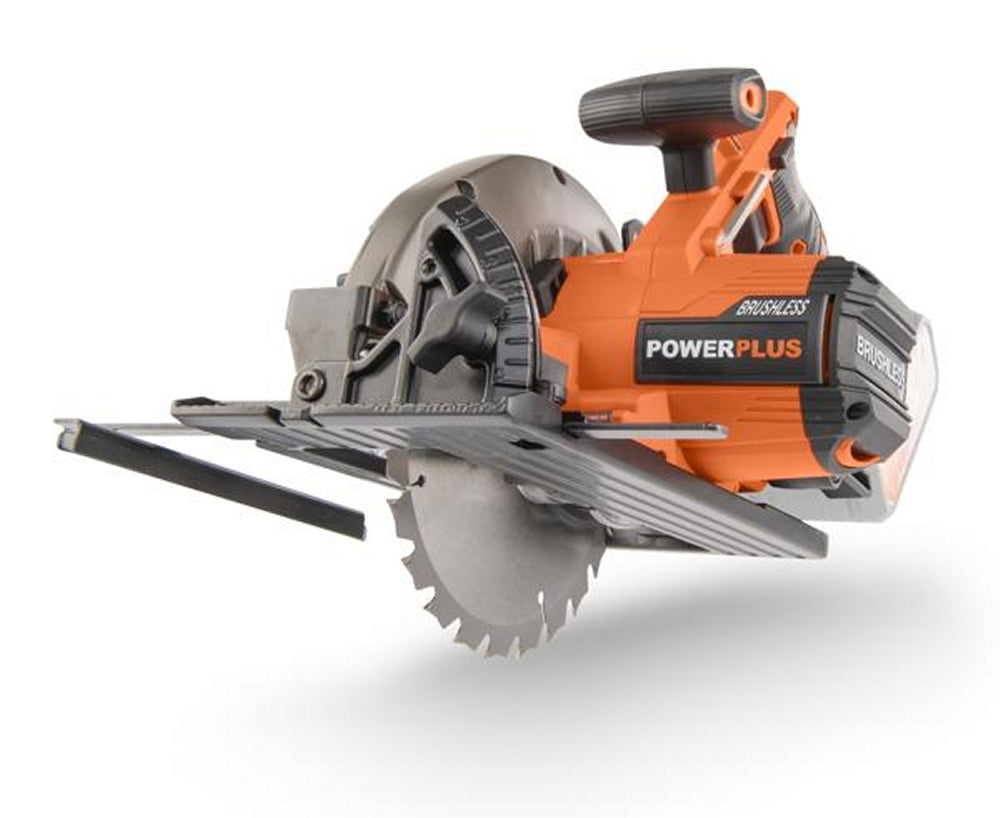 VARO POWDP25200 Powerplus Handkreissäge 20V Ø165mm mit Sägeblatt ohne Batterie und Ladegerät