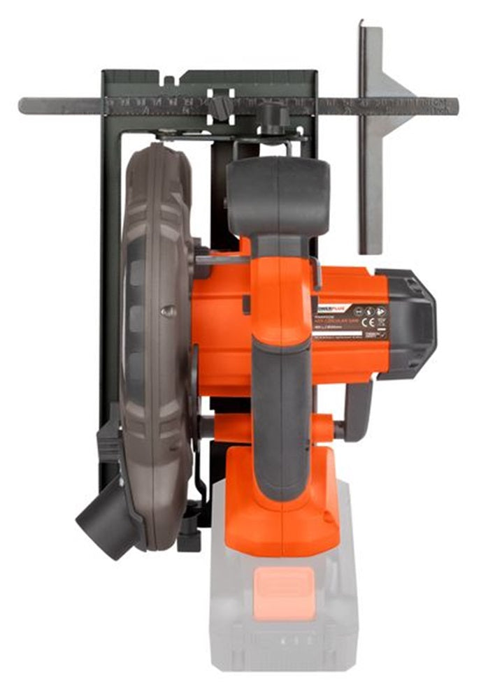 VARO POWDP25230 Powerplus Handkreissäge 40V Ø185mm mit Sägeblatt ohne Batterie und Ladegerät