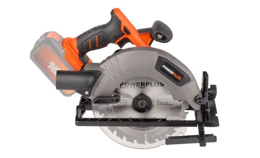 VARO POWDP25260 Powerplus Handkreissäge bürstenlos 40V Ø190mm mit Sägeblatt ohne Batterie und Ladegerät