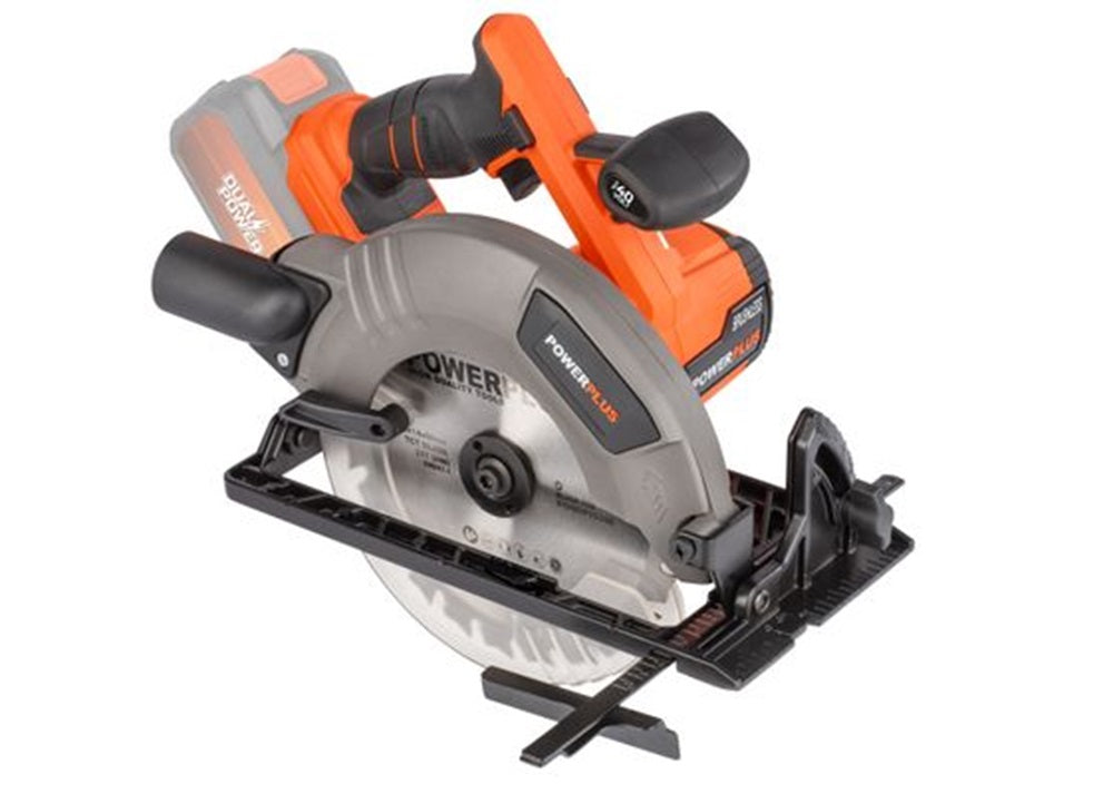 VARO POWDP25260 Powerplus Handkreissäge bürstenlos 40V Ø190mm mit Sägeblatt ohne Batterie und Ladegerät