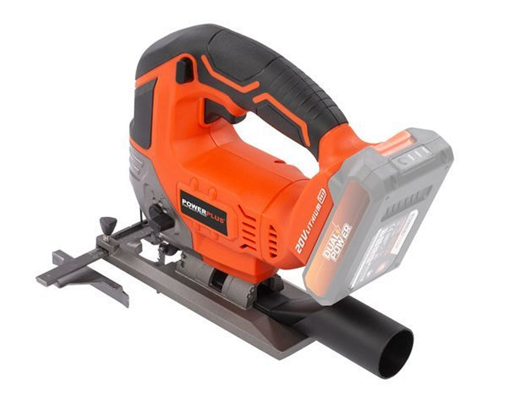 VARO POWDP25300 Powerplus Akku Stichsäge 20V mit Zubehör ohne Batterie und Ladegerät