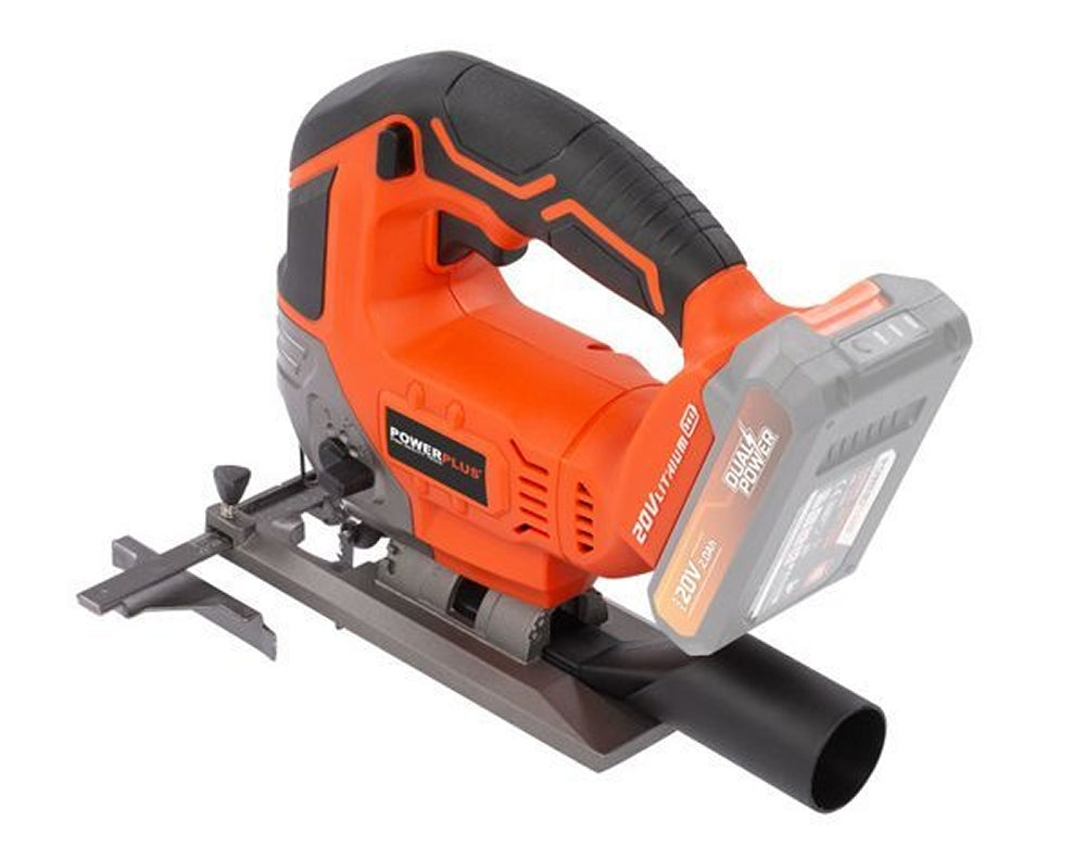 VARO POWDP25310 Set Powerplus Akku Stichsäge 20V mit Zubehör Batterie und Ladegerät