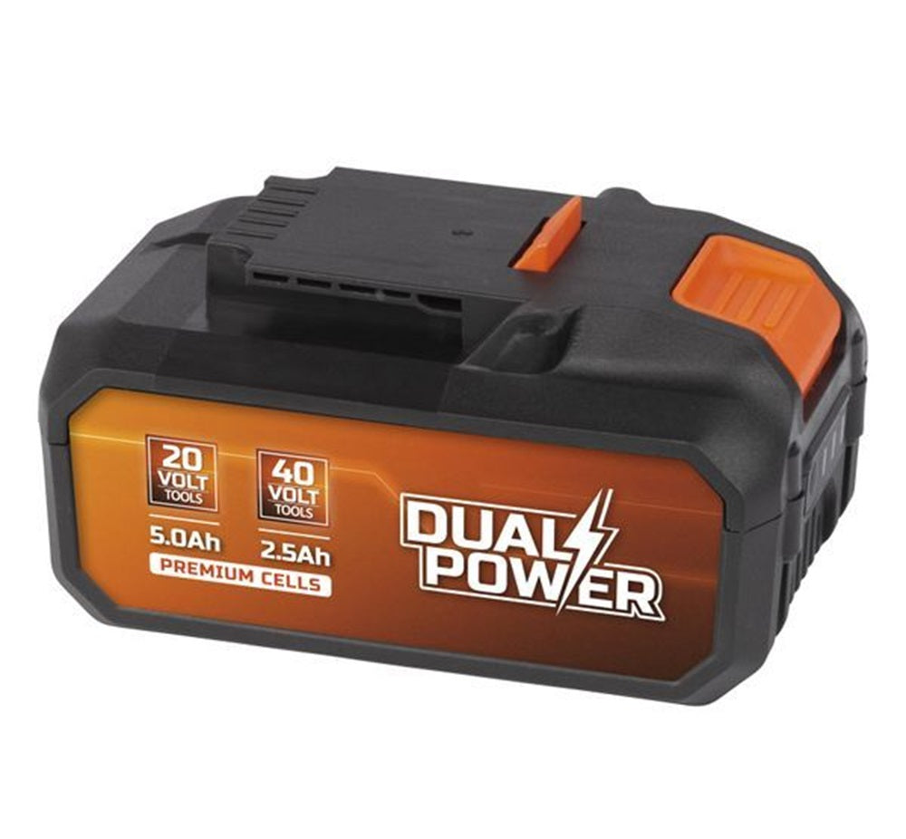 VARO POWDP9037 Powerplus Akku 40V / 2 x 20 Volt für 20V & 40V Geräte Dualpower