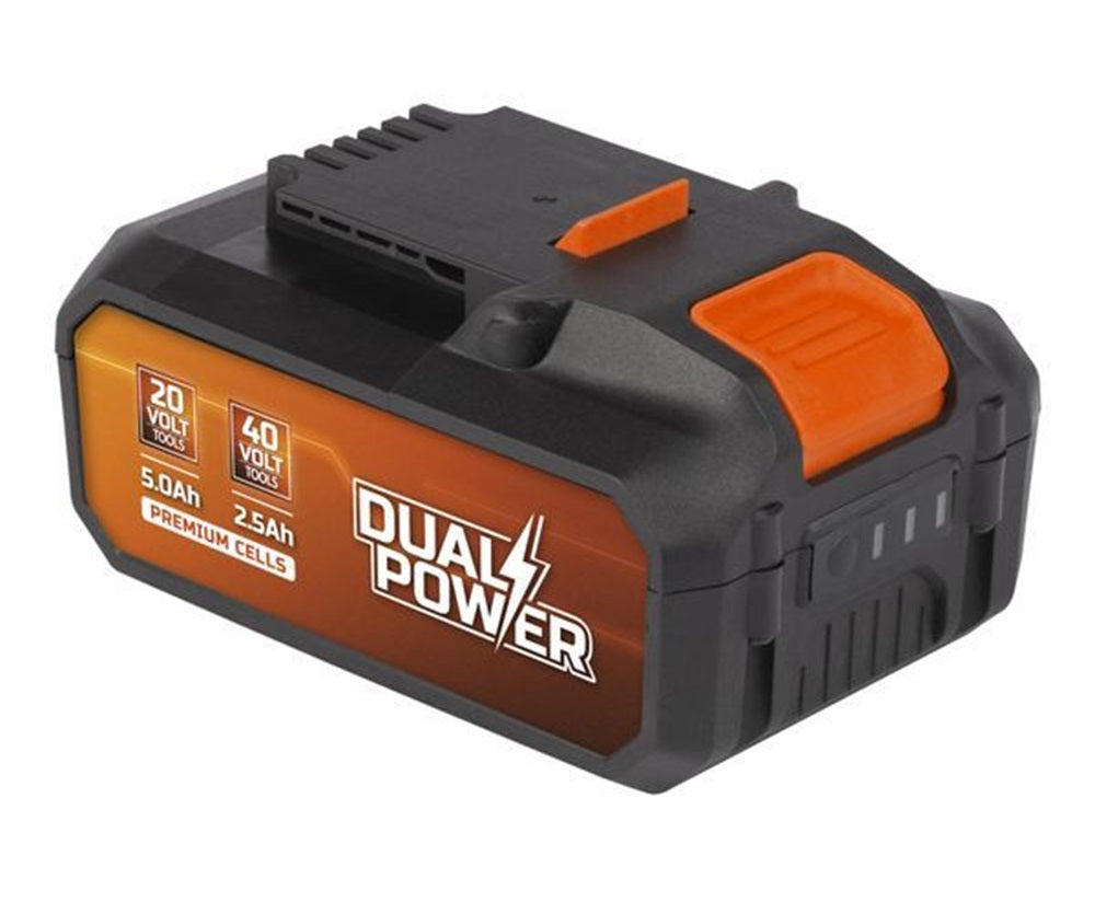 VARO POWDP9037 Powerplus Akku 40V / 2 x 20 Volt für 20V & 40V Geräte Dualpower