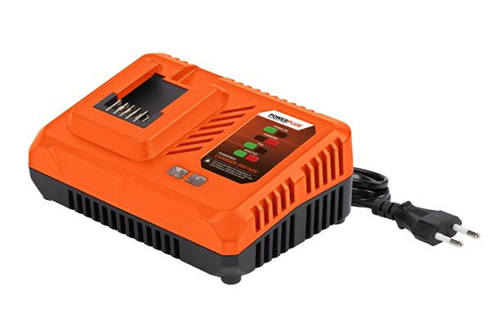 VARO POWDP9051 Powerplus Ladegerät 4.0A für 20V / 2 x 20V Akkus Dualpower