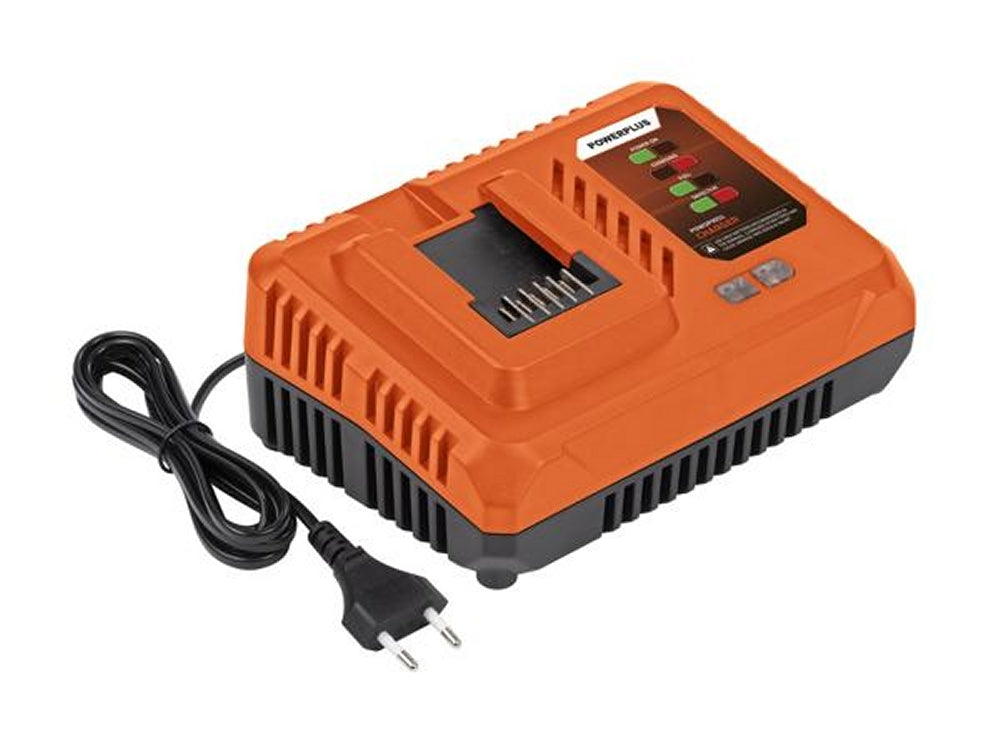 VARO POWDP9051 Powerplus Ladegerät 4.0A für 20V / 2 x 20V Akkus Dualpower