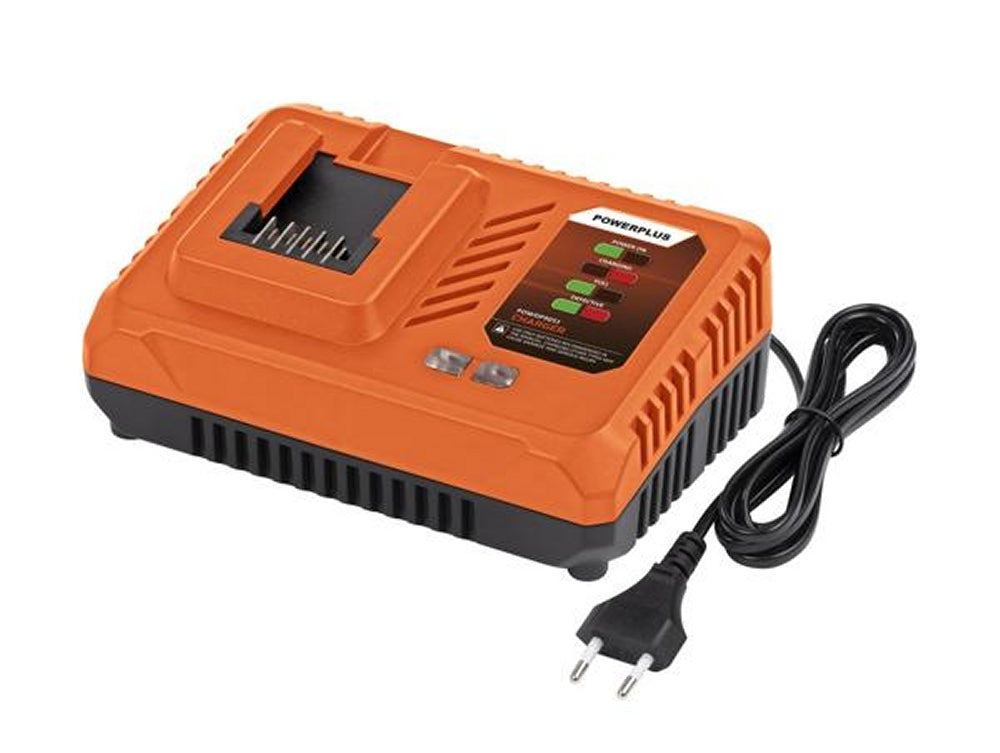 VARO POWDP9051 Powerplus Ladegerät 4.0A für 20V / 2 x 20V Akkus Dualpower