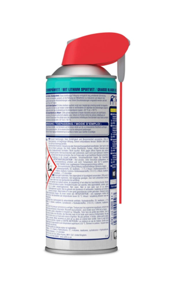 WD-40 SPECIALIST Weißes Lithiumsprühfett 400ml Dose mit Sprührohr - WD40 49390
