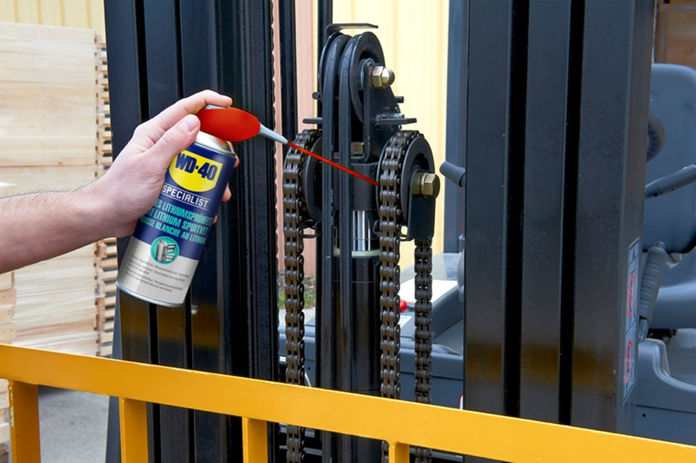 WD-40 SPECIALIST Weißes Lithiumsprühfett 400ml Dose mit Sprührohr - WD40 49390