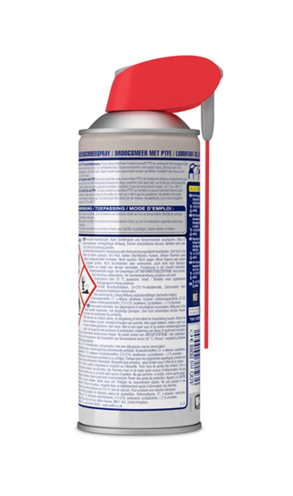 WD-40 SPECIALIST PTFE Trockenschmierspray 400ml Dose mit Sprührohr - WD40 49394