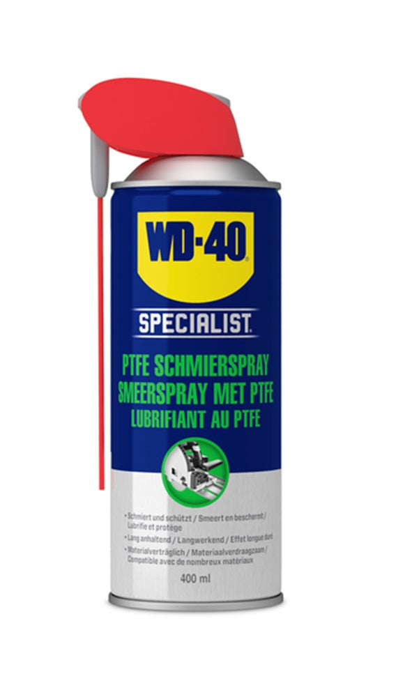 WD-40 SPECIALIST PTFE Schmierspray 400ml Dose mit Sprührohr - WD40 49396