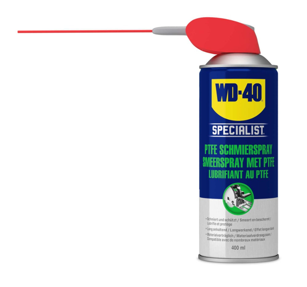 WD-40 SPECIALIST PTFE Schmierspray 400ml Dose mit Sprührohr - WD40 49396