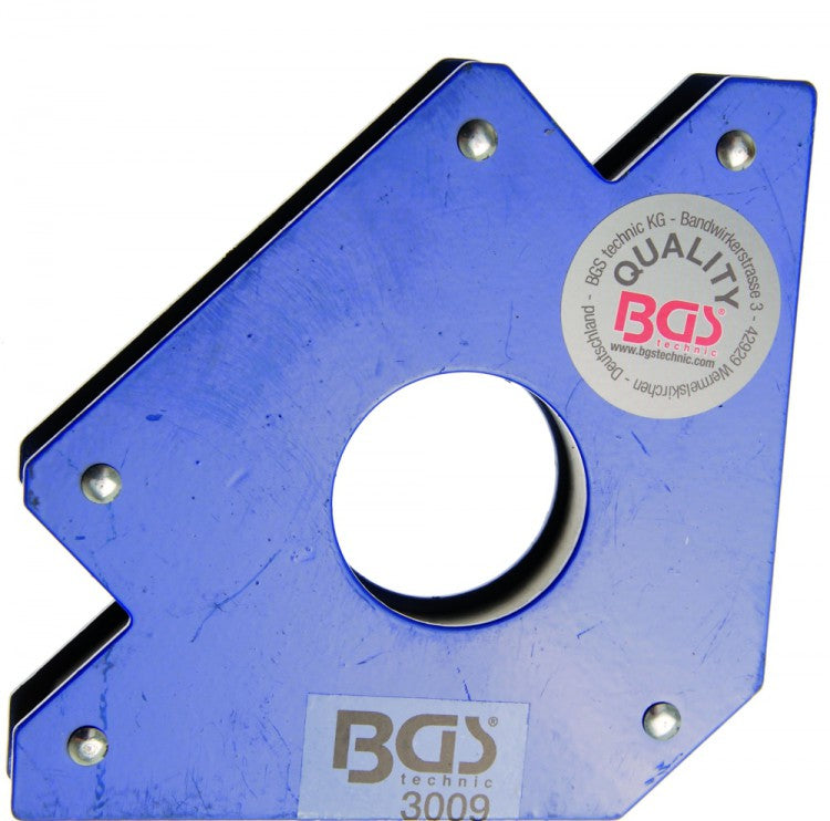 BGS 3009 Kraft Magnethalter Magnetschweißwinkel 135x135mm 32kg