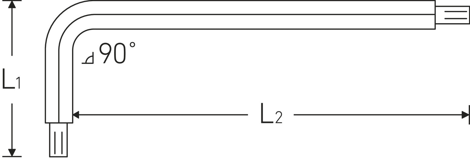 STAHLWILLE 10767a ZOLL Winkelschraubendreher mit Kugelkopf  5/16" - 43573020