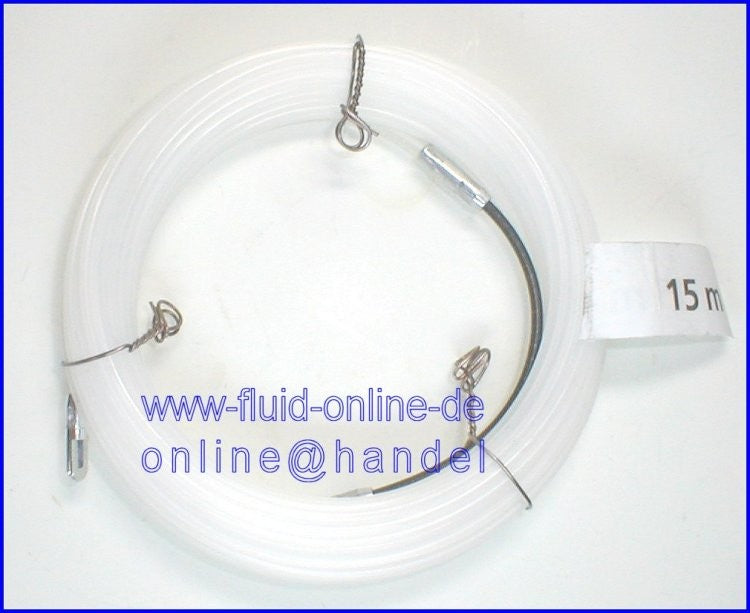 BGS 1990 Kabeleinziehdraht Perlondraht Länge 15Meter für Leerrohre