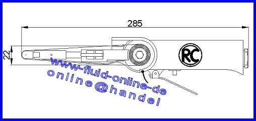 RODCRAFT RC7155 Bandschleifer Bandbreite 10mm - 8951072041
