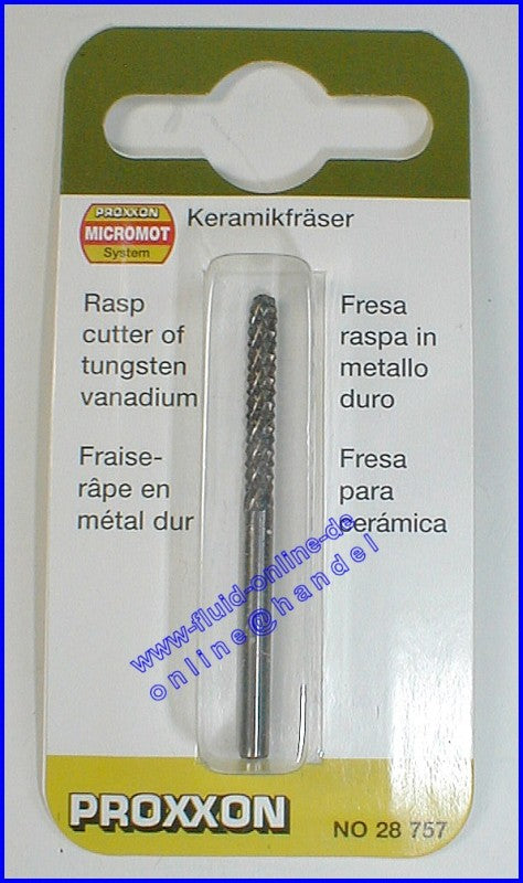PROXXON 28757 Raspelfräser aus Hartmetall Ø3,2mm