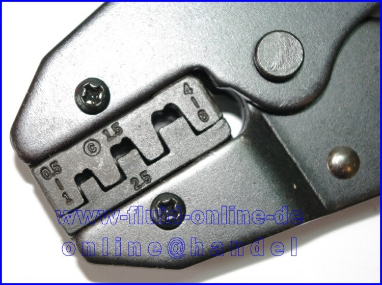 BGS 1419 Kabelschuhzange Crimpzange Presszange mit Ratschenfunktion - für offene unisolierte Kabelschuhe