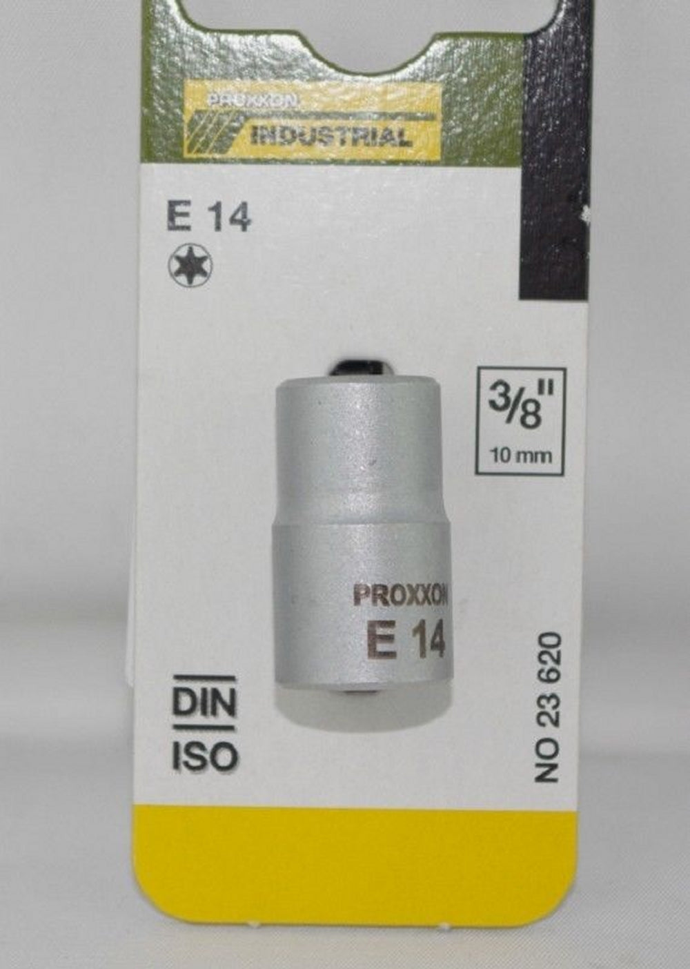 PROXXON 23624 Aussen Torx Einsatz Nuss E-Profil E18 Antrieb 10mm (3/8")