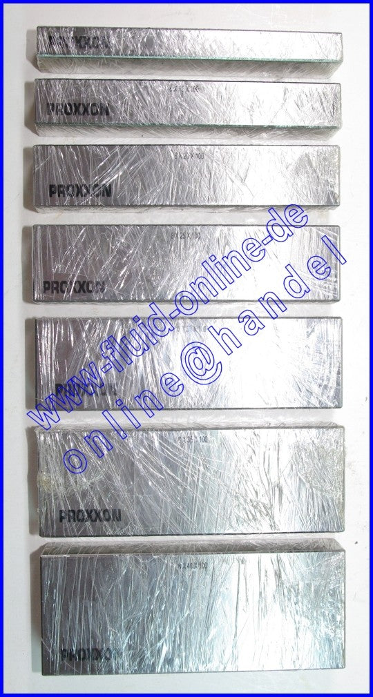 PROXXON 24266 Set Parallelunterlagen 14 teilig aus hochlegiertem Stahl