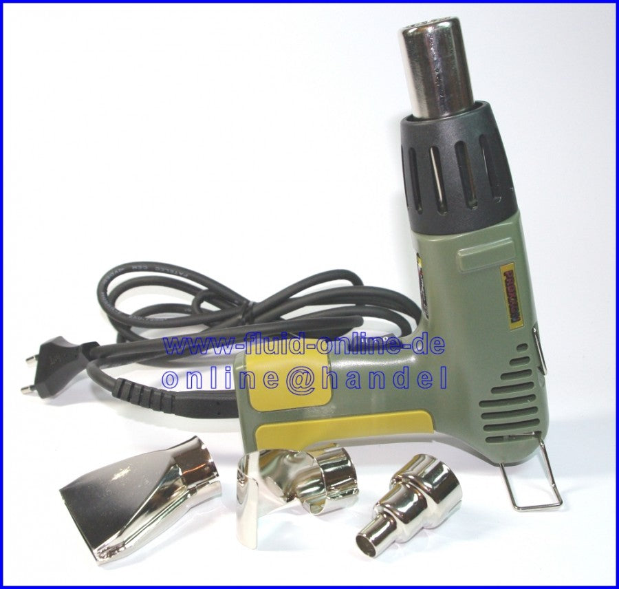 PROXXON 27130 MICRO Heißluftpistole MH550 mit Zubehör