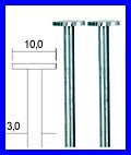 PROXXON 28727 Scheibenfräser (Wolfram-Vanadiumstahl) Ø10mm 2 Stück