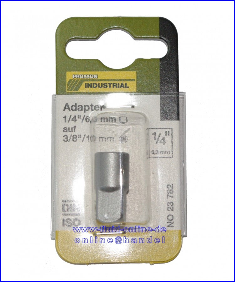PROXXON 23782 Adapter von 6,3mm (1/4") Innen auf 10mm (3/8") Außen