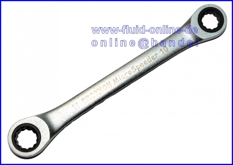 PROXXON 23243 MICROSpeeder 10 x 11mm Doppelring Ratschenschlüssel