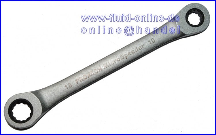 PROXXON 23244 MICROSpeeder 10 x 13mm Doppelring Ratschenschlüssel